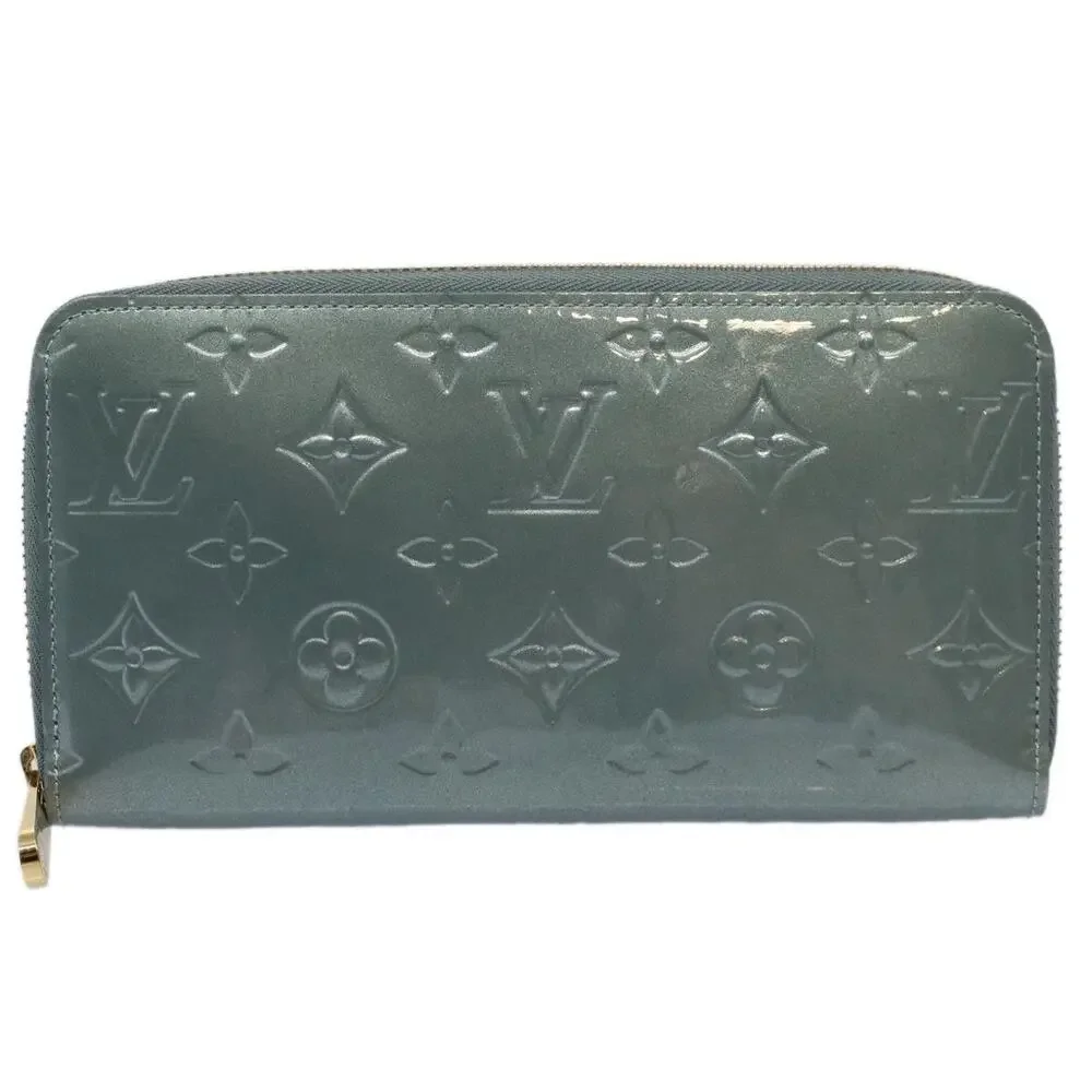 Louis Vuitton Monogram Vernis Zippy Wallet Long Jivre Beige